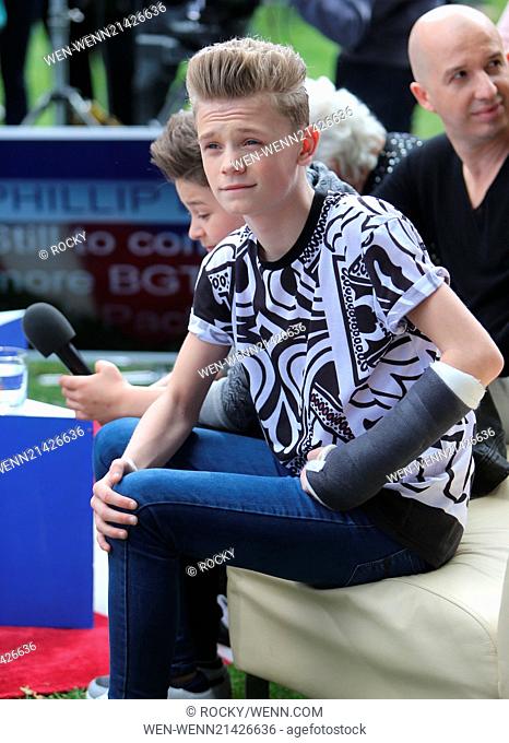 Britain's Got Talent finalists outside the ITV studios filming This Morning Featuring: Bars and Melody Where: London, United Kingdom When: 05 Jun 2014 Credit:...