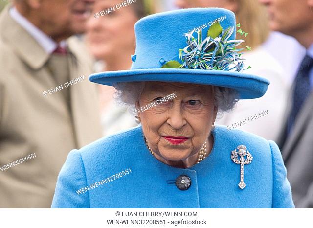 HRH Queen Elizabeth officially opens Queensferry Crossing at Rosyth. Featuring: Queen Elizabeth II Where: Rosyth, United Kingdom When: 04 Sep 2017 Credit: Euan...