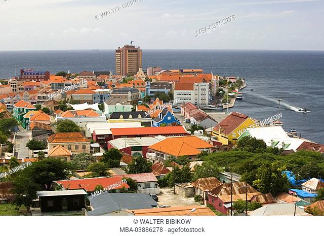Curacao, Willemstad, Punda, city-overview, ABC-Inseln, little one Antilles, Dutch Antilles, Caribbean, island, Caribbean-island, cayman-islands, city, capital