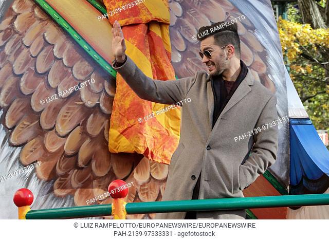 Central Park West, New York, USA, November 23 2017 - Andy Grammer attends the 91st Annual Macy's Thanksgiving Day Parade today in New York City