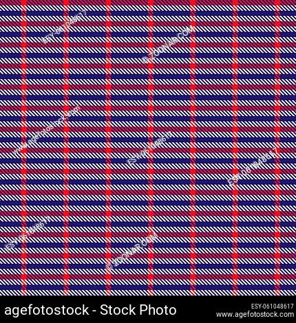 Red Navy Asymmetric Plaid textured seamless pattern suitable for fashion textiles and graphics