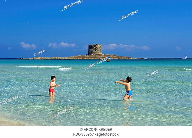 Beach of Stintino, Sardinia, Italy