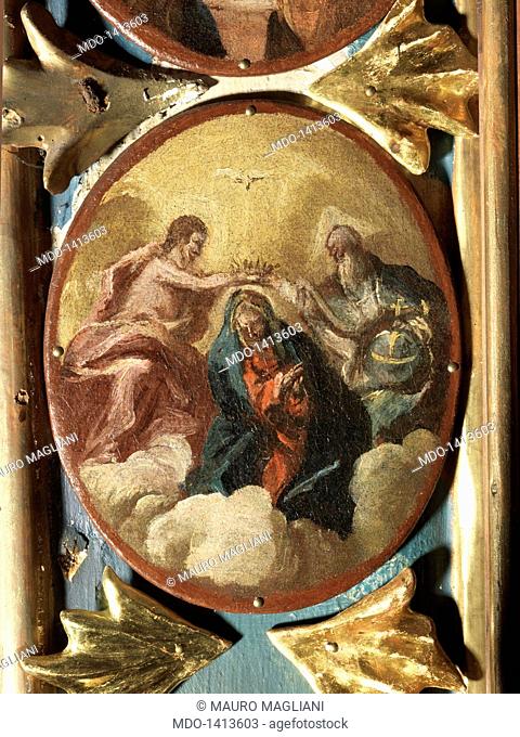 Mysteries of the Rosary, by Francesco Guardi, 1760, 18th Century, oil on canvas. Italy, Veneto, Belluno, Goima di Zoldo, St. Tiziano's church