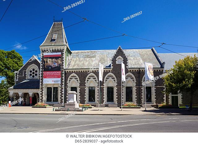 New Zealand, South Island, Christchurch, Canterbury Museum, exterior