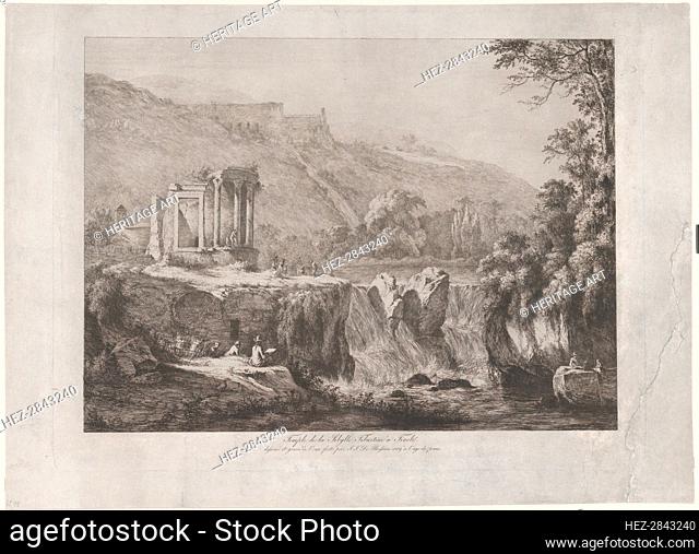 View of the Temple of the Tiburtine Sibyl, 1809. Creator: Jean-Jacques de Boissieu