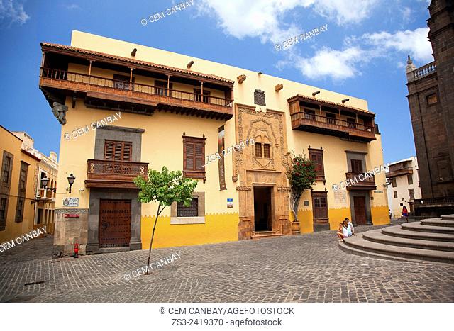 Columbus House-Casa de Colon in Vegueta neighborhood, Las Palmas de Gran Canaria, Canary Islands, Spain, Europe