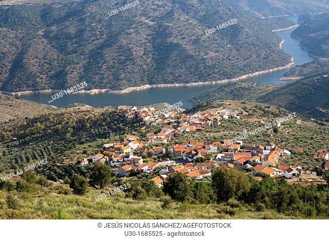 International Douro Natural Park  Small village of Mazouco, with Douro river view  Concelho of Freixo de Espada Ë† Cinta, Braganza District