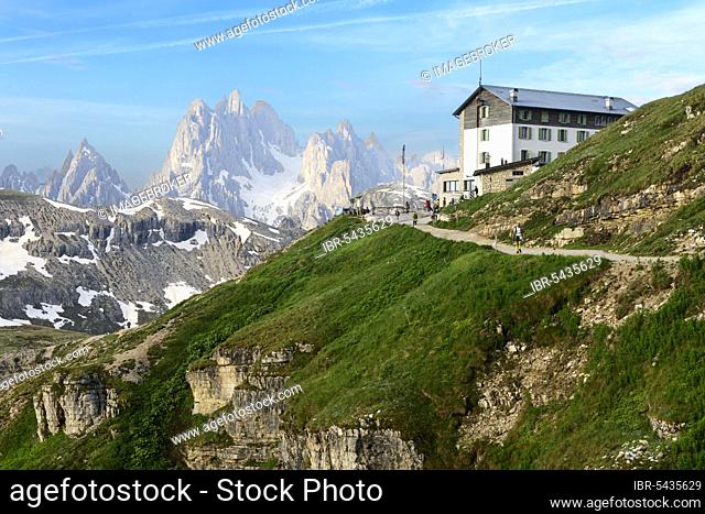 Le Marmorole, Mt. Antelao, Three Peaks Region, Mountain Hotel Rifugio Auronzo South Tyrol, Sesto Dolomites, Italy, Europe