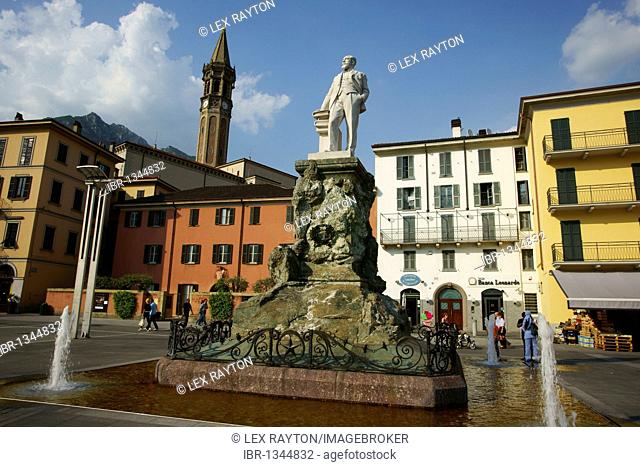 Monument in Lecco, Italy, Europe