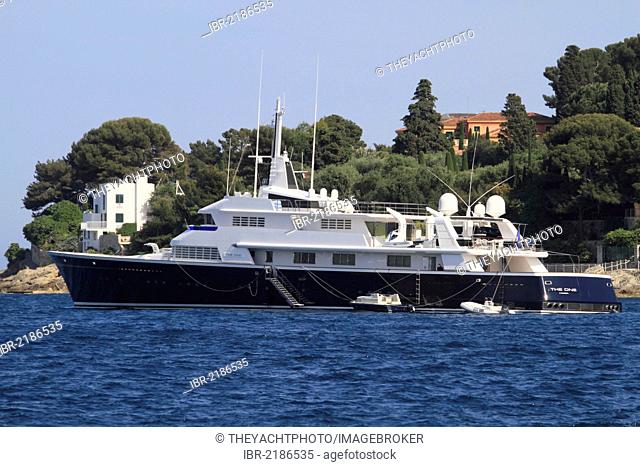 The One, cruiser, formerly named Carinthia VI and owned by Helmut Horten, built by Luerssen Yachts, 71.05 m, built in 1972, French Riviera, France
