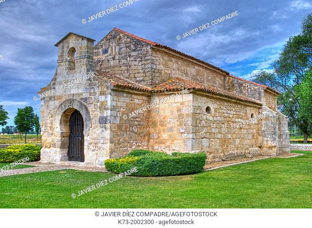 Visigothic Church of San Juan Bautista San Juan de Baños. 7th Century. Baños de Cerrato. Palencia Province. Castilla y Leon. Spain