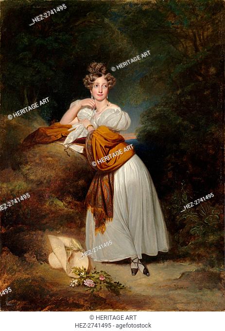Sophie Guillemette, Grand Duchess of Baden (1801-1865), 1831. Creator: Franz Xaver Winterhalter (German, 1805-1873)