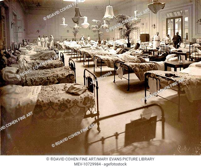 A collection of eleven original images relating to No. 1 British Red Cross Society Hospital, more commonly known as The Duchess of Westminster's Hospital