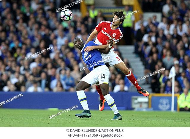 2016 Premier League Football Everton v Middlesbrough Sep 17th. 17.09.2016. Goodison Park, Liverpool, England. Premier League Football