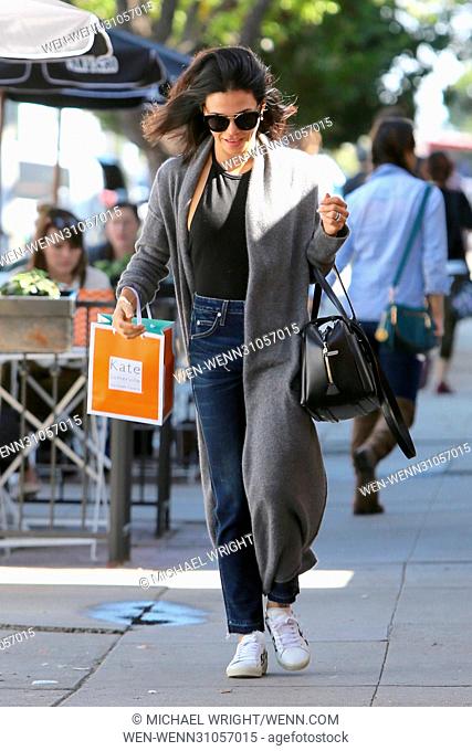 Jenna Dewan Tatum seen leaving Kate Sommerville after having a treatment. Featuring: Jenna Dewan-Tatum Where: Los Angeles, California