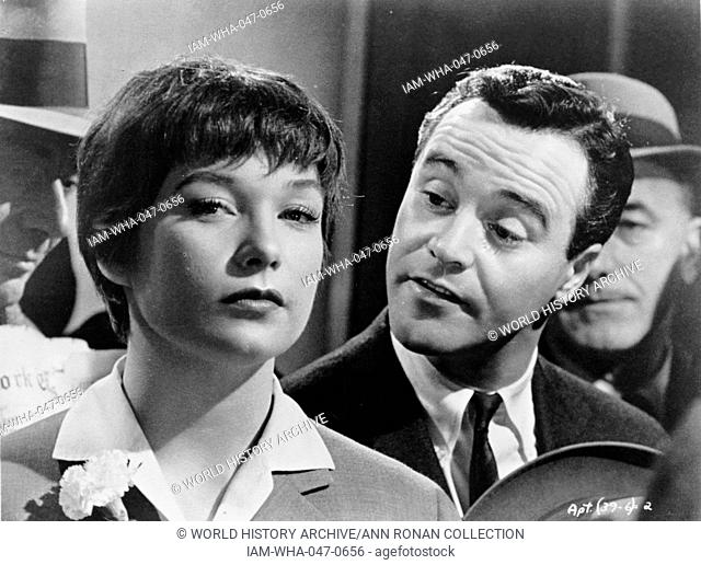The Apartment, a 1960 American comedy-drama film produced and directed by Billy Wilder. Starring Jack Lemmon, Shirley MacLaine and Fred MacMurray