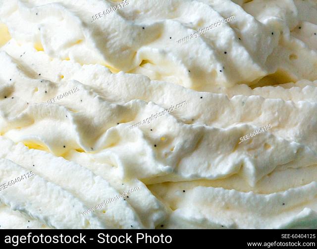 Close-up of whipped cream