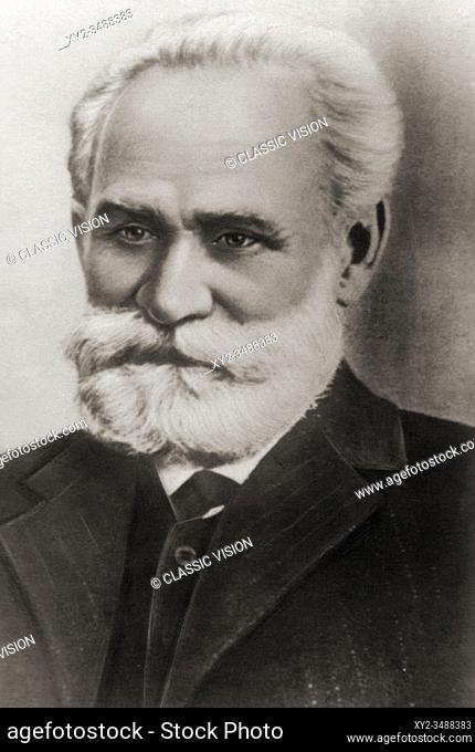 Ivan Petrovich Pavlov, 1849 - 1936. Russian physiologist