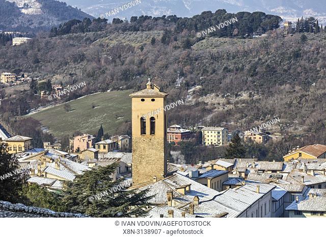 Cityscape of Spoleto, Perugia, Umbria, Italy