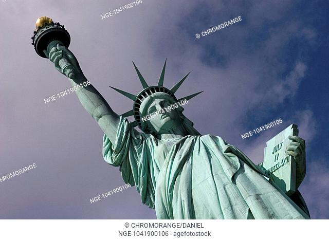 The liberty statue in New York