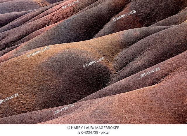 Seven Coloured Earths of Chamarel, Detail, Chamarel, Mauritius