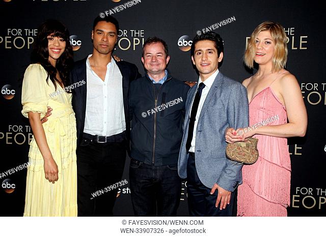Premiere of ABC's 'For The People' - Arrivals Featuring: Jasmin Savoy Brown, Rege-Jean Page, Paul William Davies, Wesam Keesh, Susannah Flood Where: Los Angeles