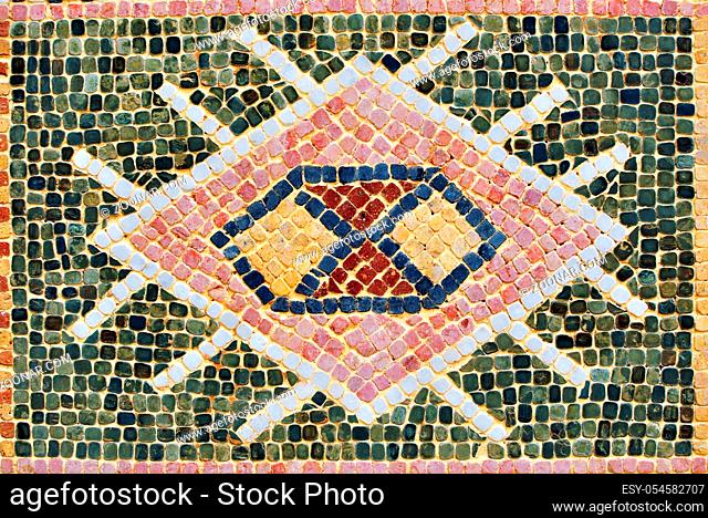 agadir city morocco medina landmark arab mosaic detail
