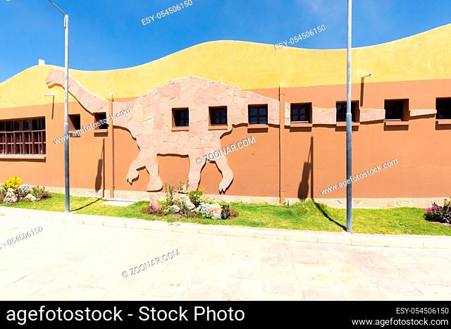 Sucre Bolivia September 27 The Cretaceous Park located in Northern Sucre was built with the assistance of expert paleontologists
