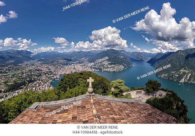 view over Lugano, Ticino