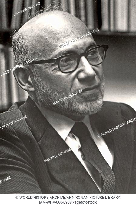 Joshua Lederberg in 1973. Lederberg (1925-2008), was an American geneticist and microbiologist who received the Nobel prize in 1958 for his work in bacterial...