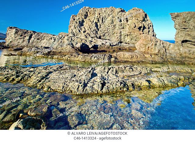 Los Escullos  Natural Reserve of Cabo de Gata-Ni'jar  Almeri'a province  Andalusia  Spain