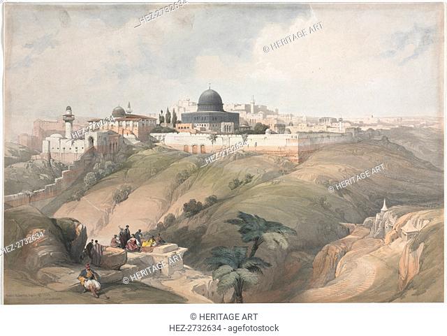 Jerusalem, 1839. Creator: David Roberts (British, 1796-1864)
