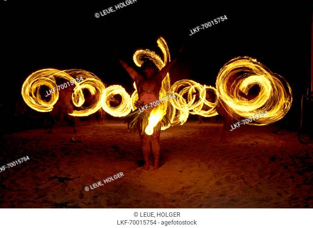 Firedancer, Tiki Theatre Village, Moorea French Polynesia