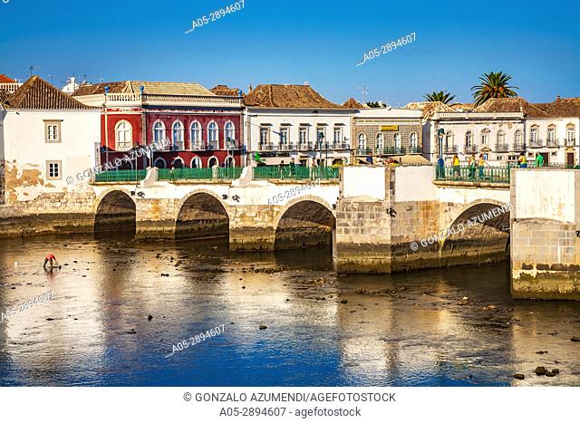 Gilao river. Tavira. Faro district. Algarve. Portugal