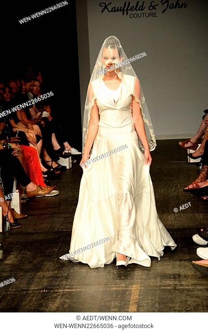 Kauffeld & Jahn Couture Show at Tak during Mercedes-Benz Fashion Week Spring/Summer 2016 Featuring: Model Where: Berlin, Germany When: 06 Jul 2015 Credit:...