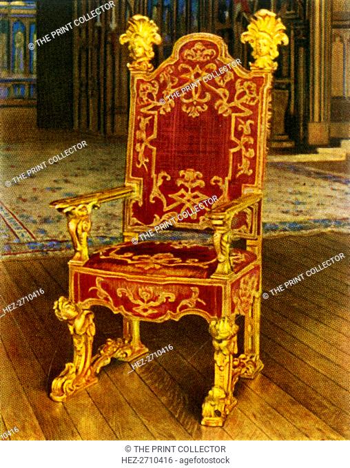 'Venetian State Arm-Chair, Late 17th Century', 1938. Creator: Unknown