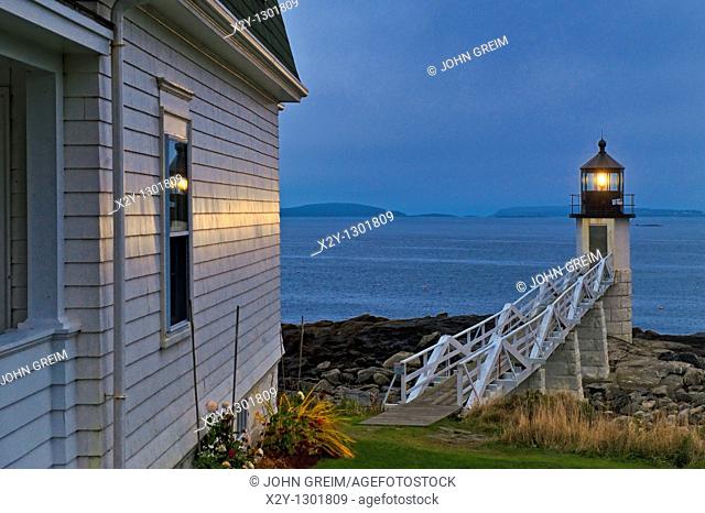 Marshall Point Light Station, Port Clyde, Maine, USA  Est  1832