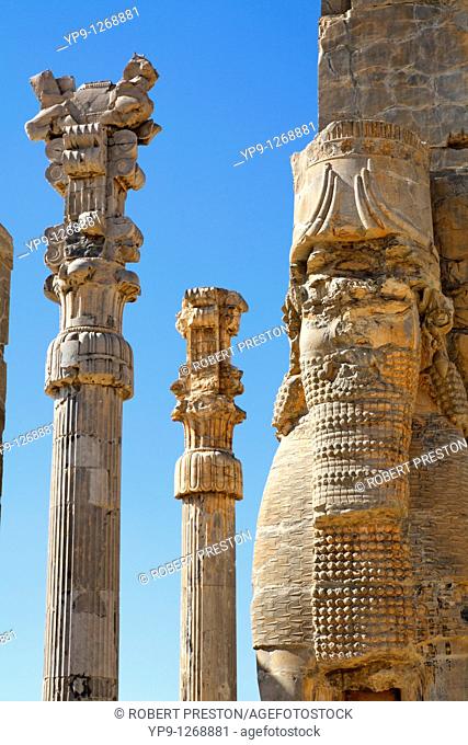 The Gate of All Nations at Persepolis, Iran