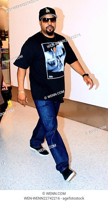 Ice Cube at Los Angeles International Airport (LAX) Featuring: Ice Cube Where: Los Angeles, California, United States When: 03 Aug 2015 Credit: WENN