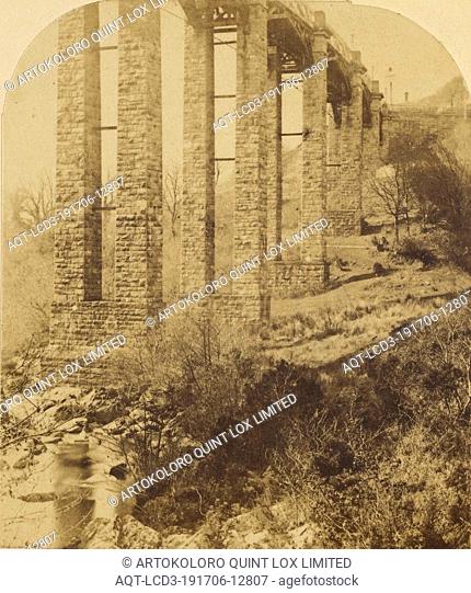 The Railway Viaduct, Ivybridge., W.H. Luke (British, active 1870s), 1870s, Albumen silver print
