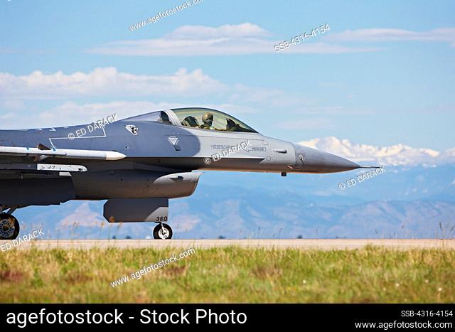 F-16 on Runway