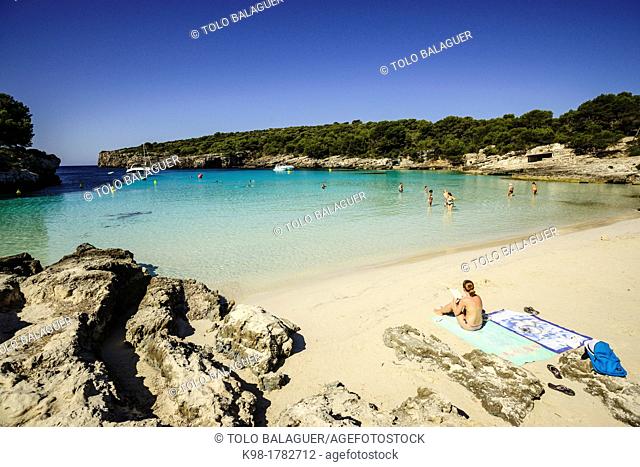 Cala Turqueta, Ciutadella, Menorca, Balearic Islands, Spain, Europe