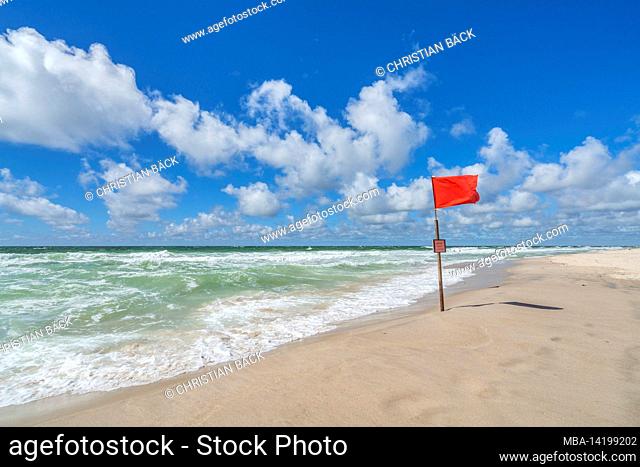 On the beach at Kampen, Sylt Island, Schleswig-Holstein, Germany