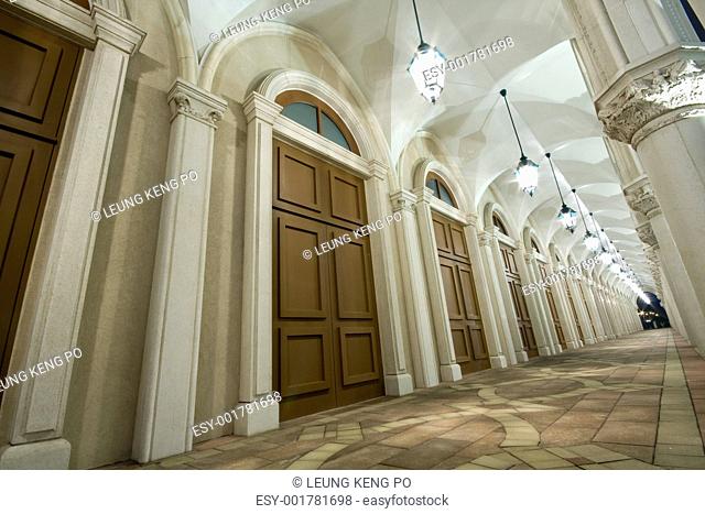 corridor of europe style in macau