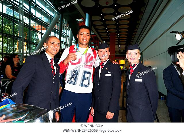 Joe Joyce as Team GB arrive back at Heathrow Airport, London, after returning from Rio de Janeiro following the 2016 Summer Olympic Games