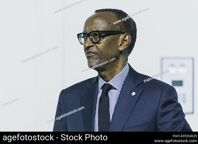 Paul Kagame, President of Rwanda, taken at the opening of the BioNTainer in Kigali, December 18, 2023. - Kigali/Ruanda
