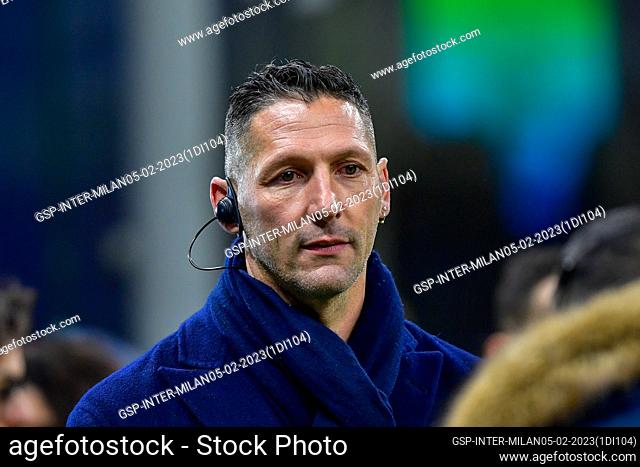 Milano, Italy. 05th, February 2023. Former player Marco Materazzi of Inter seen before the Serie A match between Inter and AC Milan at Giuseppe Meazza in Milano