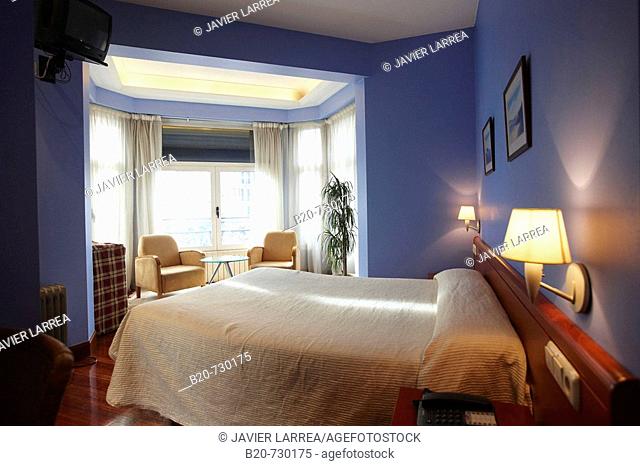 Room in Pension Aldamar, San Sebastian, Guipuzcoa, Basque Country, Spain