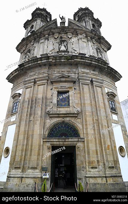 Pontevedra city, Iglesia de la Virgen Peregrina (18th century). Galicia, Spain