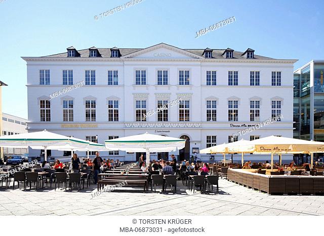 Bitburger tavern in the Casino Kornmarkt Trier, Rhineland-Palatinate, Germany, Europe